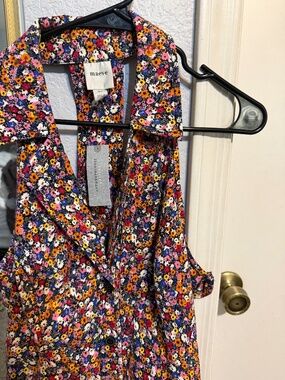 Anthropologie Floral Mini Dress
